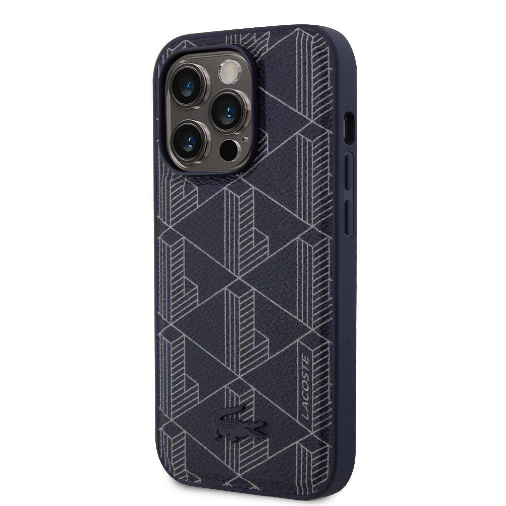 Lacoste iPhone 15 Pro Orjinal Lisanslı Magsafe Şarj Özellikli PU Deri Görünümlü Karışık Monogram Desenli Telefon Kılılfı - 11 Lacoste iPhone 15 Pro Orjinal Lisanslı Magsafe Şarj Özellikli PU Deri Görünümlü Karışık Monogram Desenli Telefon Kılılfı - 11